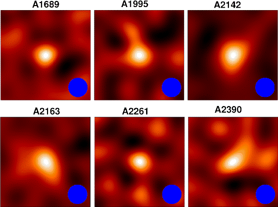 AMiBA-7 tSZE maps